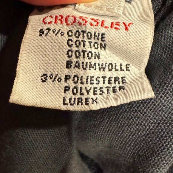 Crossley Metallic Stripe Cotton Mini Skirt – Size S - Picture 7 of 7